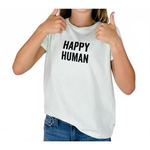 NEW COS I SAID SO happy human tee in mint
